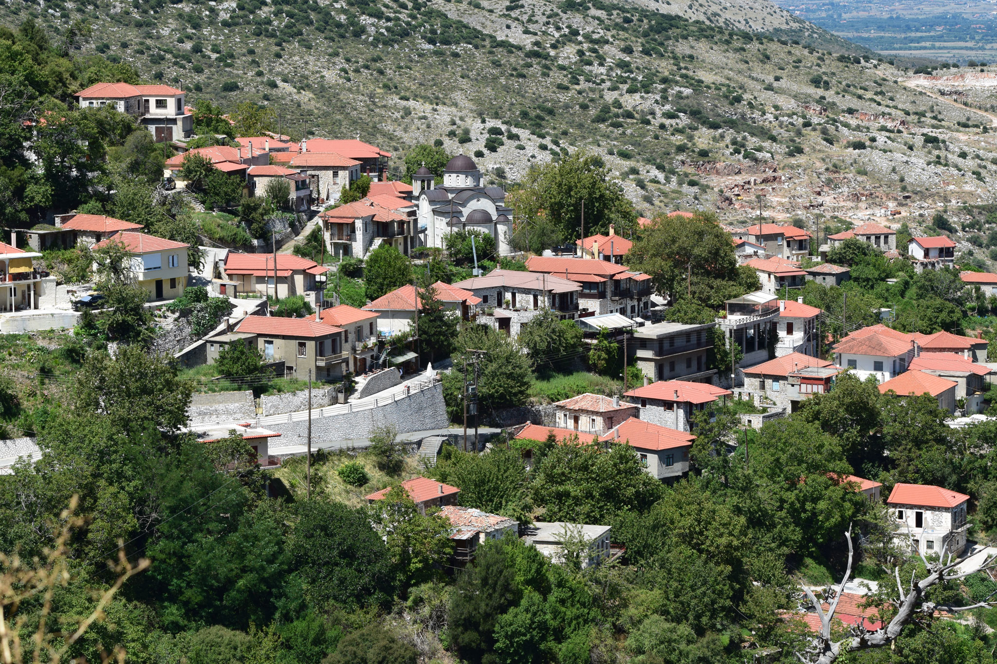 Άποψη των Άνω Δολιανών.