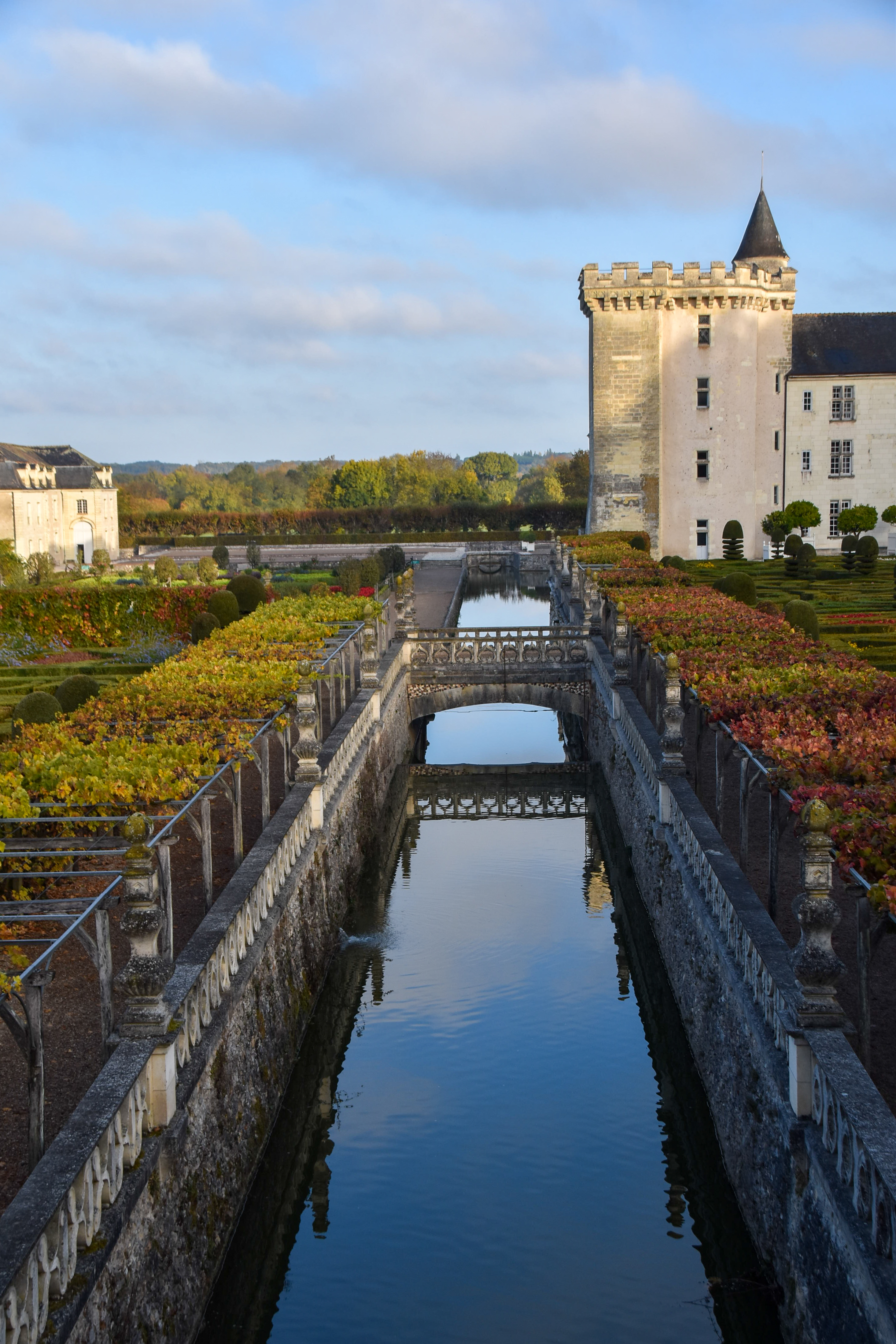 Φθινοπωρινή άποψη του Château de Villandry